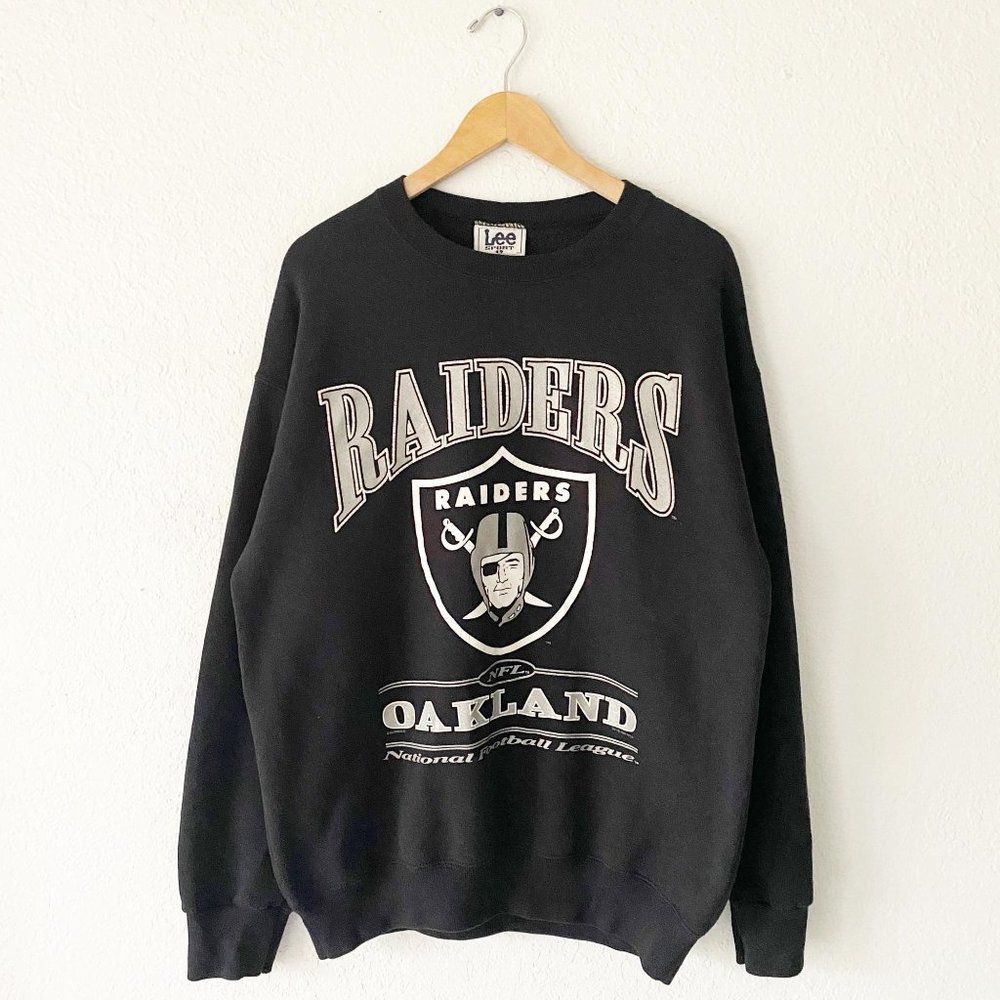 Vintage Oakland Raiders Crewneck Sweatshirt E2A